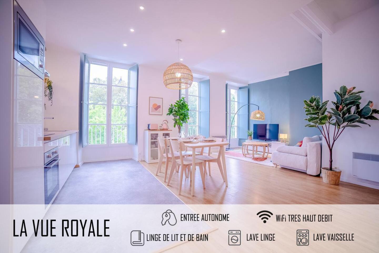 La Vue Royale - Face Au Chateau - Wifi - 4 Personnes Pau Eksteriør billede